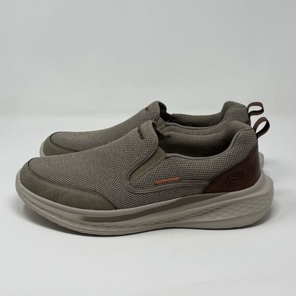 Skechers Slade Lucan Shoes Mens 11 Khaki Brown Slip On Comfort Loafers Sneakers main image 15